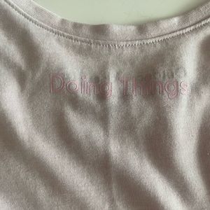 Outdoor Voices Doing Things Tank in baby pink size xs